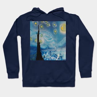 A starry night inspired by Van Gogh Hoodie